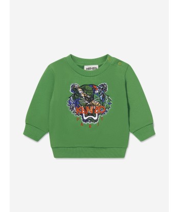 KENZO Baby Boys Embroidered Tiger Sweatshirt Profitez des Offres !