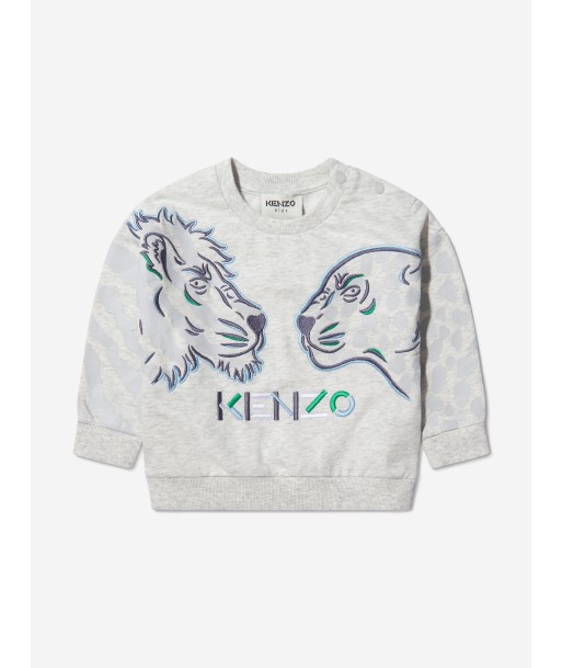 KENZO Baby Boys Tiger And Friends Sweatshirt solde