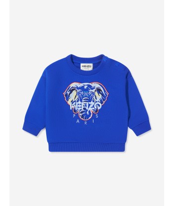 KENZO Baby Boys Embroidered Elephant Sweatshirt une grave pollution 