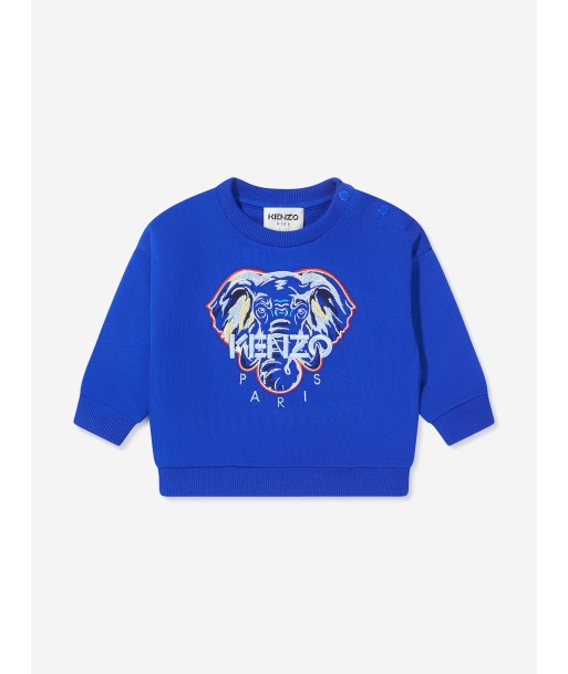 KENZO Baby Boys Embroidered Elephant Sweatshirt une grave pollution 