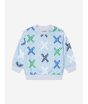 KENZO Baby Boys Cross Logo Sweatshirt Paris Déstockage Promo