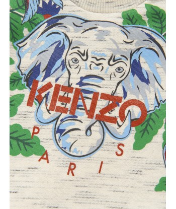 KENZO Baby Boys Elephant Print Sweatshirt Amélioration de cerveau avec