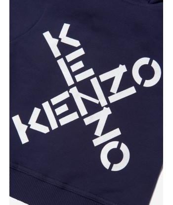 KENZO Baby Boys Cross Logo Zip Up Top À commander