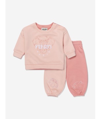 KENZO Baby Girls Colourblock Reversible Tracksuit pas cher 