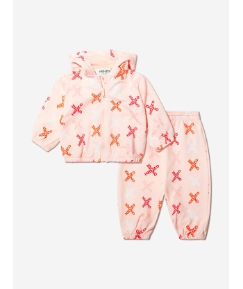 KENZO Baby Girls Cross Logo Tracksuit brillant des détails fins