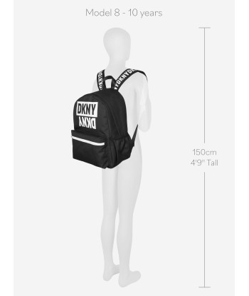 DKNY Kids Logo Backpack in Black Economisez 