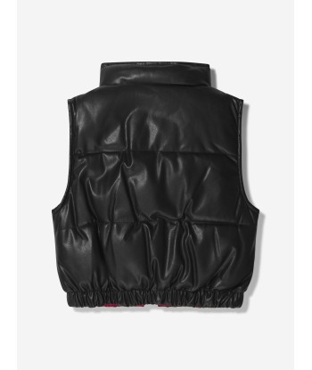 DKNY Girls Reversible Padded Gilet de votre