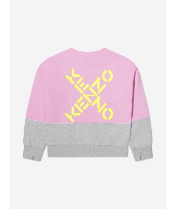 KENZO Girls Cross Logo Sweatshirt sur le site 