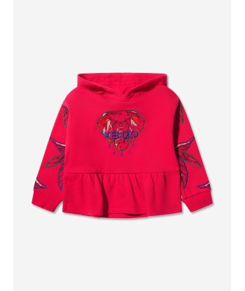 KENZO Girls Embroidered Elephant Hoodie Le MVP de beaucoup