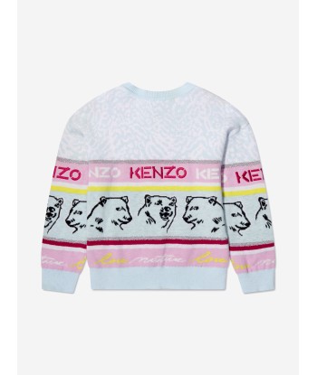 KENZO Girls Knitted Iconics Jumper shop