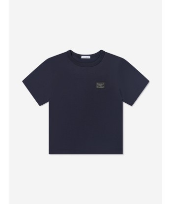 Dolce & Gabbana Boys Logo T-Shirt in Navy Le MVP de beaucoup