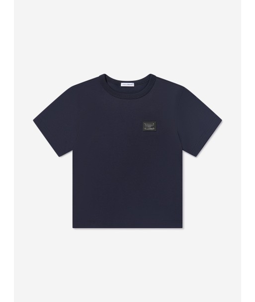 Dolce & Gabbana Boys Logo T-Shirt in Navy Le MVP de beaucoup