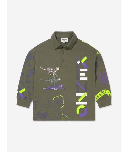 KENZO Boys Iconics Long Sleeve Polo Shirt l'évolution des habitudes 