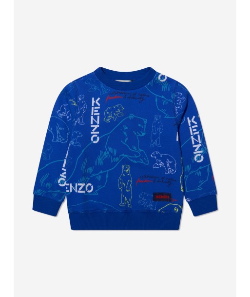 KENZO Boys Polar Bear Sweatshirt destockage