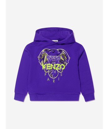 KENZO Boys Embroidered Elephant Hoodie acheter