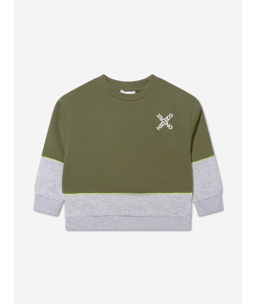 KENZO Boys Cross Logo Sweatshirt le concept de la Pate a emporter 