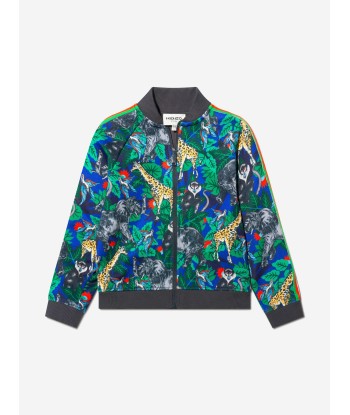 KENZO Boys Jungle Print Zip Up Top paiement sécurisé