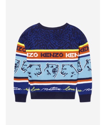 KENZO Boys Multi Iconics Jumper rembourrage situé sous