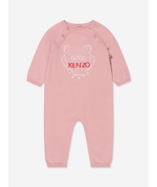 KENZO Baby Girls Organic Cotton Tiger Romper pas cheres