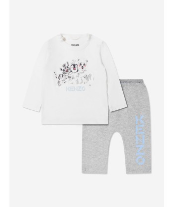 KENZO Baby Boys Organic Cotton Joggers Set en linge