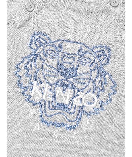 KENZO Baby Boys Knitted Tiger Romper Faites des économies