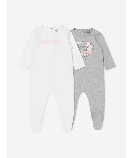 KENZO Baby Girls Babygrow Gift Set (2 Piece) Amélioration de cerveau avec