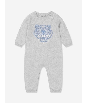 KENZO Baby Boys Knitted Tiger Romper Faites des économies