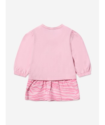 KENZO Baby Girls Long Sleeve Tiger Dress plus qu'un jeu 