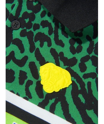 KENZO Boys Animal Print Polo Shirt votre