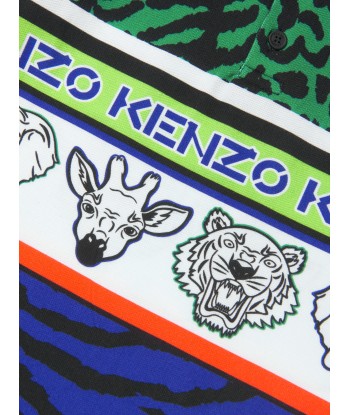 KENZO Boys Animal Print Polo Shirt votre