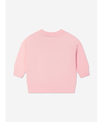 KENZO Baby Girls Giraffe Sweatshirt in Pink Paris Déstockage Promo