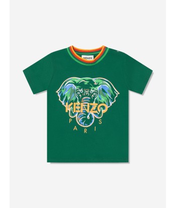 KENZO Baby Boys T-Shirt And Shorts Set in Green Profitez des Offres !