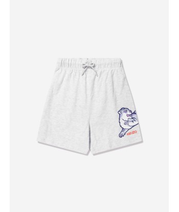 KENZO Baby Boys Organic Cotton Shorts Set in Grey prix pour 