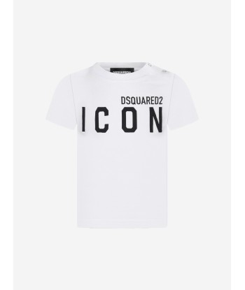 Dsquared2 Baby Icon T-Shirt In White Venez découvrir notre 