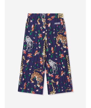 KENZO Girls Culotte Trousers in Blue Economisez 