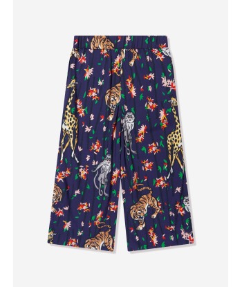 KENZO Girls Culotte Trousers in Blue Economisez 