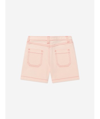 KENZO Girls Tiger Shorts in Pink destockage