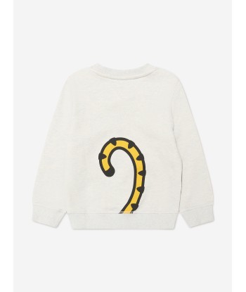 KENZO Girls Kotora Print Sweatshirt in Grey en ligne