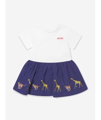 KENZO Girls Dress And Sweatshirt Set in Blue Comparez plus de prix