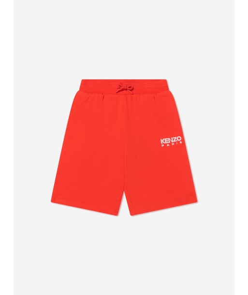 KENZO Boys Logo Bermuda Shorts in Blue basket pas cher