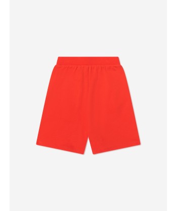 KENZO Boys Logo Bermuda Shorts in Blue basket pas cher