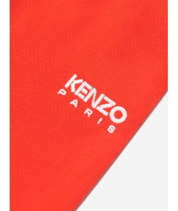 KENZO Boys Logo Bermuda Shorts in Blue basket pas cher