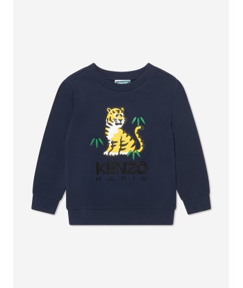 KENZO Boys Kotora Print Sweatshirt in Navy l'achat 