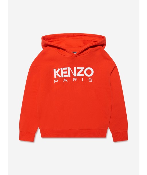 KENZO Boys Logo Hoodie in Red solde