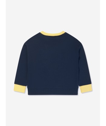 KENZO Boys Tiger Sweatshirt in Navy 50% de réduction en Octobre 2024