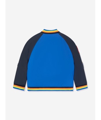 KENZO Boys Varsity Jacket in Navy est présent 