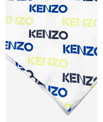 KENZO Boys Tigers Polo Shirt in Blue une grave pollution 