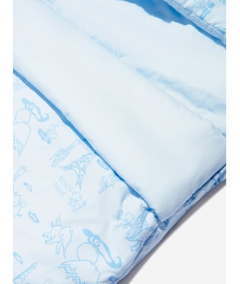 KENZO Baby Boys Padded Nest in Blue de France