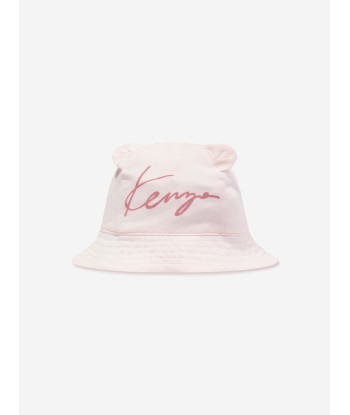 KENZO Baby Girls Organic Cotton Dress And Hat Set in Pink Le MVP de beaucoup