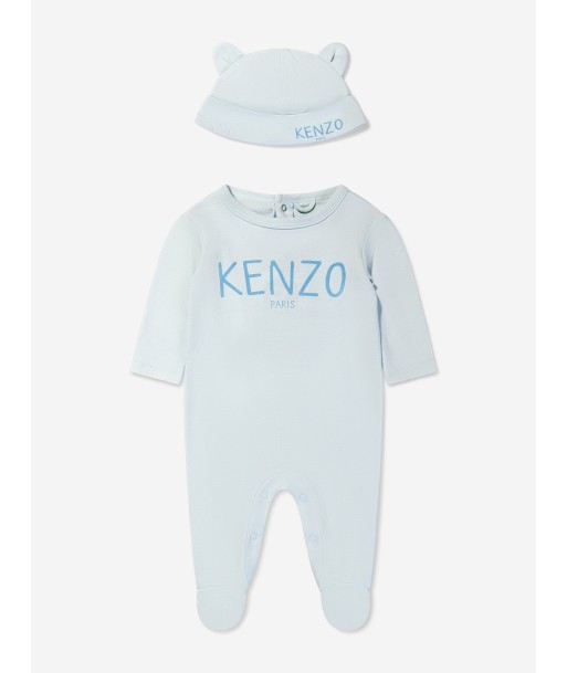 KENZO Baby Boys Organic Cotton 3 Piece Gift Set in Blue des créatures d'habitude